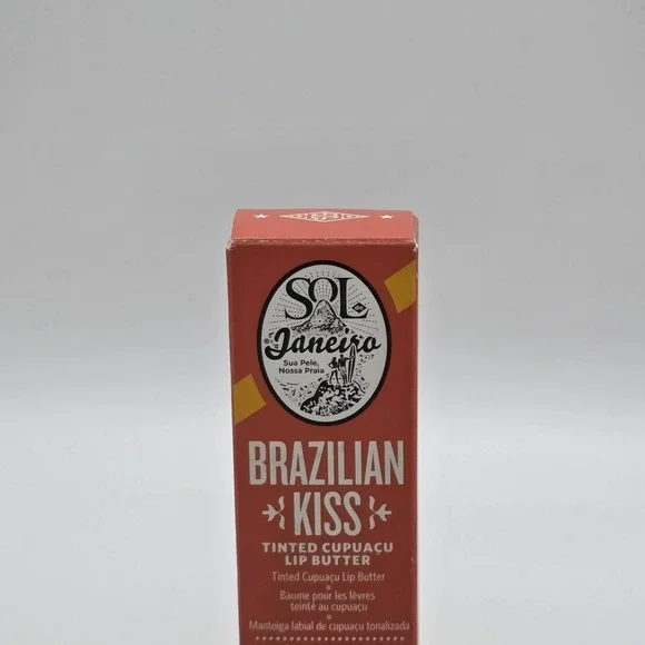 Sol de Janeiro Brazilian Kiss Tinted Cupuacu Lip Butter Teeny Bikini Sheer Coral